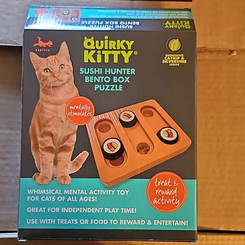 Puzzle for a cat quirky kitty brand